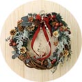 クリスマスリース３０レッド